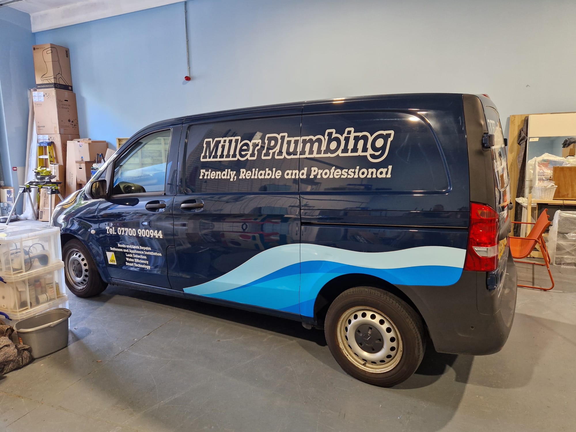 Netflix Adolesence Miller Plumbing Van